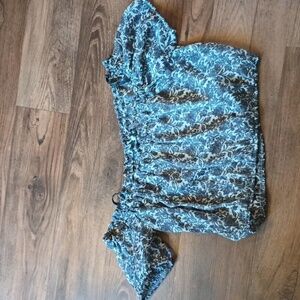 For Love and Lemons Sheer Floral Top TTT